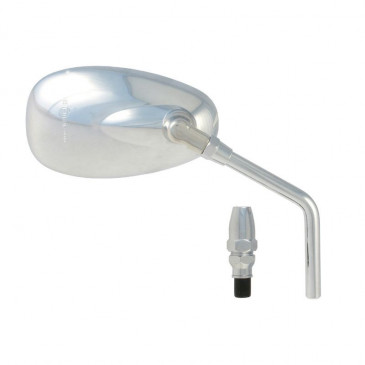 RETROVISEUR ADAPTABLE MOTO GUZZI 750 NEVADA 2004>2008, 750 V7 CLASSIC 2008>2012, 940 BELLAGIO 2007>2013, 1100 CALIFORNIA 2009>2011 DROIT CHROME (OE 978570) (HOMOLOGUE CE) -SELECTION P2R- 1227702500001