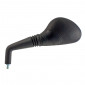 RETROVISEUR ADAPTABLE YAMAHA 50 AEROX 1999>2008, 100 AEROX 2000>2002 / MBK 50 NITRO 1999>2004 NOIR GAUCHE (OE 5BRF62801000) (HOMOLOGUE CE) -SELECTION P2R- 1227600500001