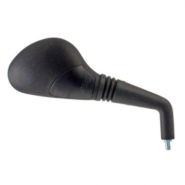 RETROVISEUR ADAPTABLE YAMAHA 50 AEROX 1999>2008, 100 AEROX 2000>2002 / MBK 50 NITRO 1999>2004 NOIR DROIT (OE 5BRF62901000) (HOMOLOGUE CE) -SELECTION P2R- 1227700500001