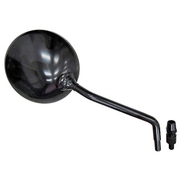 RETROVISEUR ADAPTABLE APRILIA 125 SCARABEO 1999>2006, 250-400-500 SCARABEO 2006>2008 DROIT NOIR (OE AP8104518) (HOMOLOGUE CE) -SELECTION P2R- 1227702600001