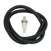 DURITE ESSENCE KIT 8x12 NOIR + FILTRE A ESSENCE CONIQUE D8 (1M) (FABRICATION FRANCAISE) 3701213421022