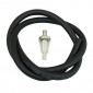 FUEL HOSE KIT Ø 8x12 BLACK+ CONICAL FUEL FILTER Ø8 (1M) (MADE IN FRANCE) 3701213421022
