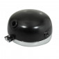 PHARE/PROJECTEUR CYCLO ADAPTABLE PEUGEOT/MBK ROND DIAM 135mm NOIR AVEC CASQUETTE CHROMEE (BA20d) -SELECTION P2R- 3701213421657