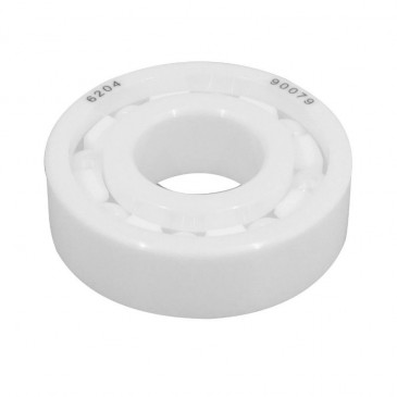 ROULEMENT D'EMBIELLAGE 6204 (20x47x14) CERAMIQUE RSM ADAPTABLE MBK 50 BOOSTER/YAMAHA 50 BWS/DERBI 50 SENDA/PEUGEOT 50 LUDIX, 103/CPI 50 ARAGON, OLIVER/KEEWAY 50 FOCUS, MATRIX (VENDU A L'UNITE) 3701213421763