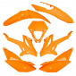 CARROSSERIE/CARENAGE 50 A BOITE ADAPTABLE BETA 50 RR 2011>2020 ORANGE (KIT 7 PIECES) -P2R- 3700948195383