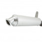 EXHAUST FOR MOPED PIAGGIO 50 CIAO PX - SERPENTINE SHAPED WITH ALUMINIUM END Ø 50 3701213421810