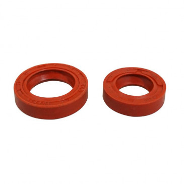 OIL SEAL FOR CRANKSHAFT FOR SCOOT PEUGEOT 50 TKR, TREKKER, SPEEDFIGHT, VIVACITY, BUXY, ELYSEO, SPEEDAKE, SQUAB (RACING RED) (PAIR) -SELECTION P2R- 3701213420865