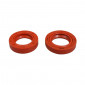 OIL SEAL FOR CRANKSHAFT FOR SCOOT PIAGGIO 50 ZIP 2T, TYPHOON, NRG, LIBERTY 2STROKE, VESPA LX 2STROKE/GILERA 50 STALKER, ICE, RUNNER, DNA (RACING RED) (PAIR) -SELECTION P2R - 3701213420902