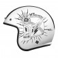 HELMET-OPEN FACE MT LE MANS 2 SV DILER GLOSSY WHITE XS