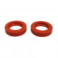 OIL SEAL FOR CRANKSHAFT FOR SCOOT PEUGEOT 50 LUDIX, JET FORCE, SPEEDFIGHT 3, KISBEE/DJANGO 2STROKE (20x30x7mm - RACING RED) (PAIR) -SELECTION P2R-