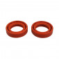 OIL SEAL FOR CRANKSHAFT FOR SCOOT PEUGEOT 50 LUDIX, JET FORCE, SPEEDFIGHT 3, KISBEE/DJANGO 2STROKE (20x30x7mm - RACING RED) (PAIR) -SELECTION P2R-