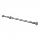 AXLE FOR REAR SHOCK ABSORBERS FOR MOPED 103 PEUGEOT- L.205mm Ø8mm- WITH WASHERS+NYLON NUTS - P2R SELECTION 3701213422654