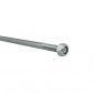 AXLE FOR REAR SHOCK ABSORBERS FOR MOPED 103 PEUGEOT- L.205mm Ø8mm- WITH WASHERS+NYLON NUTS - P2R SELECTION 3701213422654