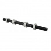 WHEEL AXLE FOR MOPED 10x100x168mm FOR MBK-FOR DRUM Ø 100mm -SELECTION P2R- 3700948207406