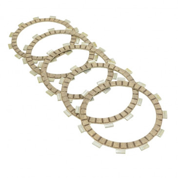 CLUTCH DISC KIT FOR MOTORBIKE KAWASAKI 125 KLX 2003>2006 / 125 DR Z 2003>2012, 125 RV VAN VAN 2002>2012 (F1980A) (OE STANDARD KIT) -NEWFREN- 8025832037729