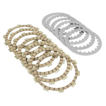 CLUTCH DISC KIT FOR MOTORBIKE YAMAHA 125 DT R 1988>2003, 125 DT RE 2004>2007, 125 DT X SM 2005>2006, 125 TDR 1993>2003, 200 YFS BLASTER 1991>2006 (F2811AC) (OE STANDARD KIT) -NEWFREN- 8025832276579