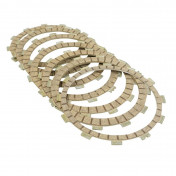 CLUTCH DISC KIT FOR MOTORBIKE YAMAHA 660 MT-03 2006>2012, 660 XT R 2004>, 660 XT X 2004>, 700 XTZ TENERE 2008>2014 (F2853A) (OE STANDARD KIT) -NEWFREN- 8025832269762