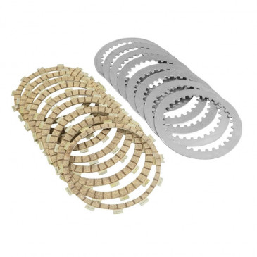 CLUTCH DISC KIT FOR MOTORBIKE YAMAHA 1000 FZ1 2006>2012, 1000 YZF-R1 2004>2006 (F2878AC) (OE STANDARD KIT) -NEWFREN- 8025832277408