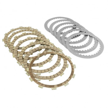 CLUTCH DISC KIT FOR MOTORBIKE SUZUKI 650 DL V-STROM 2004>, 650 SFV GLADIUS 2009>2016, 650 SV 2016> (F2933AC) (OE STANDARD KIT) -NEWFREN- 8025832277965