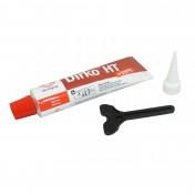 PATE A JOINT ELRING DIRKO ROUGE HT RESISTANCE THERMIQUE 315°C MAXI (AVEC 2 BECS + CLE) (70ml) (ELRING 705.708) (VENDU A L'UNITE) 4041248845660