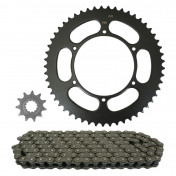 CHAIN AND SPROCKET KIT FOR APRILIA 50 SX SM 2014>2016 420 53x11 (OEM SPECIFICATIONS) -TOP PERFORMANCES-