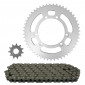 CHAIN AND SPROCKET KIT FOR BETA 50 RR ENDURO 2002>2004 420 11x51 (OEM SPECIFICATIONS) -TOP PERFORMANCES- 3700948222331