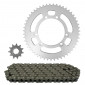 CHAIN AND SPROCKET KIT FOR BETA 50 RR ENDURO 2002>2004 420 11x51 (OEM SPECIFICATIONS) -TOP PERFORMANCES-
