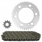 CHAIN AND SPROCKET KIT FOR MALAGUTI 50 XSM 2003>2006 420 45x11 (OEM SPECIFICATIONS) -TOP PERFORMANCES- 3700948222720