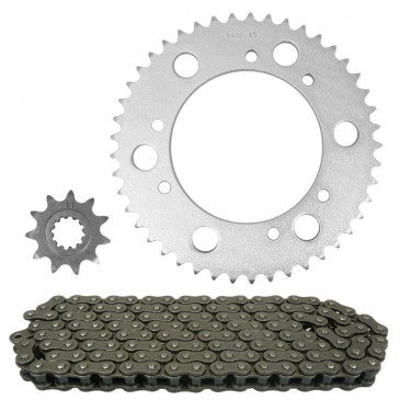 CHAIN AND SPROCKET KIT FOR MALAGUTI 50 XSM 2003>2006 420 45x11 (OEM SPECIFICATIONS) -TOP PERFORMANCES-