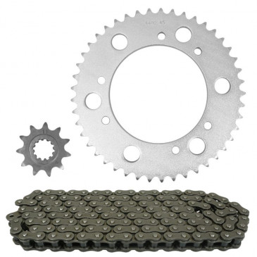CHAIN AND SPROCKET KIT FOR MALAGUTI 50 XSM 2003>2006 420 45x11 (OEM SPECIFICATIONS) -TOP PERFORMANCES- 3700948222720