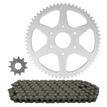 KIT CHAINE ADAPTABLE MALAGUTI 50 XSM MOTARD 2007>2008 420 60x11 (DEMULTIPLICATION D'ORIGINE) -TOP PERFORMANCES- 3700948222744