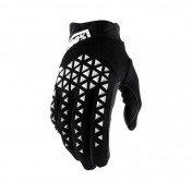 GLOVES - 100% AIRMATIC BLACK/WHITE EURO 11 (XL) (APPROVED EN 13594:2015) 0841269184069