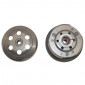 EMBRAYAGE SCOOT ADAPTABLE PEUGEOT 50 TKR, TREKKER, SPEEDFIGHT/PIAGGIO 50 ZIP 2T ET 4T, TYPHOON, NRG, FLY 2T ET 4T, VESPA LX 2T ET 4T/GILERA 50 STALKER, RUNNER -DIAM 107- AVEC CLOCHE -P2R- 3700948064498