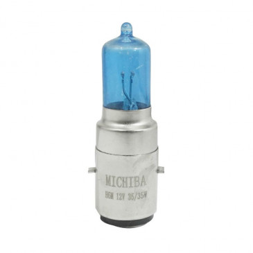 AMPOULE/LAMPE HALOGENE PERFORMANCE H6 12V 35/35W CULOT BA20d SUPER BLEU (PROJECTEUR) (VENDU A L'UNITE) -P2R- ** 3700948206034