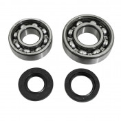 BEARING FOR CRANKSHAFT+SEALS FOR MOPED PEUGEOT 103 (KIT 6204 + 6203 FAG STEEEL C3/ NITRILE SEAL) - P2R 3701213410422