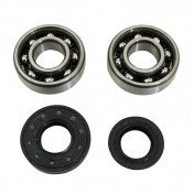BEARING FOR CRANKSHAFT+SEALS FOR SCOOT P2R RACING FOR MBK 50 BOOSTER, NITRO/YAMAHA 50 BWS, AEROX/APRILIA 50 SR/CPI 50 ARAGON/GENERIC 50 IDEO/KEEWAY 50 FOCUS (KIT 6204 FAG POLYAMID C4 + NITRIL SEAL) 3701213409471