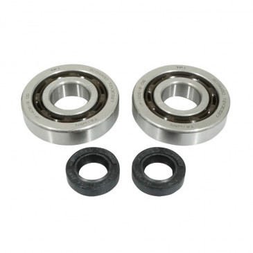 ROULEMENT D'EMBIELLAGE + JOINT CYCLO P2R ADAPTABLE PEUGEOT 50 FOX (KIT SC04A47CS TPI POLYAMIDE/JOINT SPI NITRILE) 3701213422760