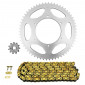 CHAIN AND SPROCKET KIT FOR DERBI 50 SM SENDA RACING 2018>2020, 50 SENDA XTREME 2018>2020 420 11x59 (Ø SPROCKET 108/123/6.5) (OEM SPECIFICATIONS) -AFAM- 5400598150289