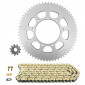 CHAIN AND SPROCKET KIT FOR HM 50 CRE BAJA 2003>2016 428 11x62 (Ø SPROCKET 105/125/8.5) (OEM SPECIFICATIONS) -AFAM-