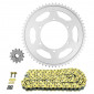 CHAIN AND SPROCKET KIT FOR APRILIA 125 TUONO 2017>2020 13x60 (OEM SPECIFICATIONS) -AFAM- 5400598158001