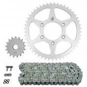 CHAIN AND SPROCKET KIT FOR APRILIA 125 RX 2008>2012 520 17x49 (Ø SPROCKET 80/106/8.25/16) (OEM SPECIFICATIONS) -AFAM-