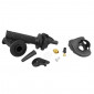 THROTTLE HANDLE FOR MOTORBIKE - CROSS/OFF ROAD DOMINO 2122 - SHORT STROKE - BLACK 8033900034662