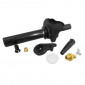 POIGNEE DE GAZ MOTO OFF ROAD DOMINO 2203 TIRAGE RAPIDE ALU NOIR (MONOCABLE) 8033900034679