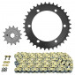 CHAIN AND SPROCKET KIT FOR HONDA 300 CB F 2015>2019 520 14x36 (Ø SPROCKET 120/138/10.5) (OEM SPECIFICATIONS) -AFAM-