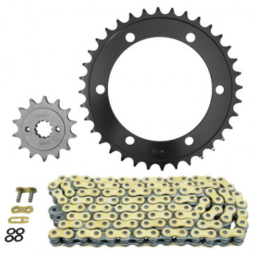 KIT CHAINE ADAPTABLE HONDA 300 CBR R 2019>2020, CBR RA ABS 2014>2019 520 14x36 (DIAM COURONNE 120/138/10.5) (DEMULTIPLICATION ORIGINE) -AFAM- 5400598029837
