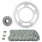 KIT CHAINE ADAPTABLE HONDA 600 CBF 2008>2012 525 16x42 (DIAM COURONNE 112/138/12.25) (DEMULTIPLICATION ORIGINE) -AFAM- 5400598030529