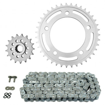 KIT CHAINE ADAPTABLE HONDA 750 NC INTEGRA DCT 2014>2020 520 17x 39 (DIAM COURONNE 112/138/12.5) (DEMULTIPLICATION ORIGINE) -AFAM- 5400598031021