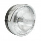 PHARE/PROJECTEUR CYCLO AVANT NOIR AVEC INTERRUPTEUR DIAM 140mm CASQUETTE CHROME (BA20D UNIVERSEL) -SELECTION P2R- 3701213422579