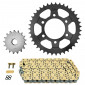 CHAIN AND SPROCKET KIT FOR KAWASAKI 1000 ZX-10 ABS 2016>2020, ZX-10RR 2017>2019 525 17x39 (Ø SPROCKET 80/104/10.5) (OEM SPECIFICATIONS) -AFAM-