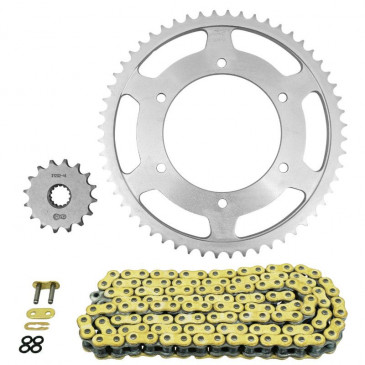 KIT CHAINE ADAPTABLE KAWASAKI 125 NINJA BX 2019>2020 428 16x56 (DEMULTIPLICATION ORIGINE) -AFAM- 5400598192654
